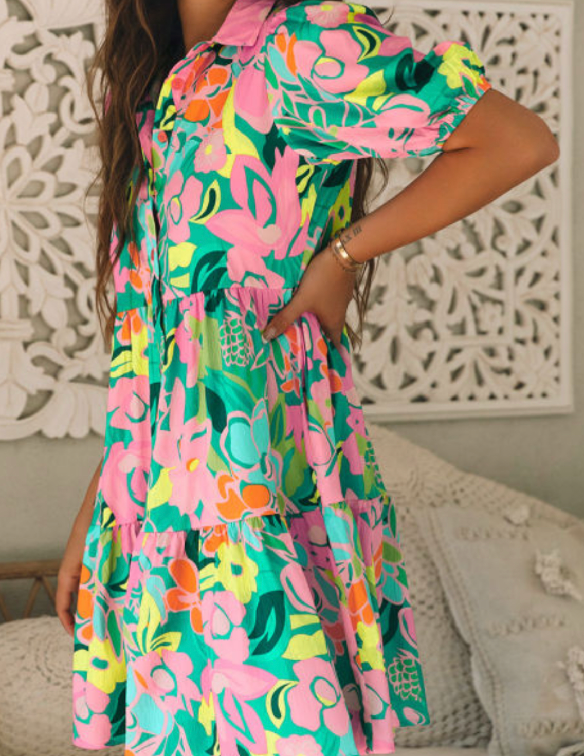 Jungle Safari Bright Dress