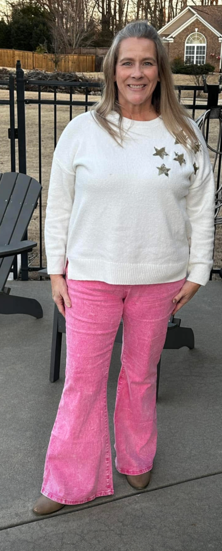 Pink Stretchy Jeans
